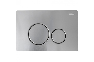 Клавиша смыва Abber хром матовый