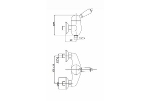 Смеситель для душа Cezares Giubileo (GIUBILEO-DM-01) - 2