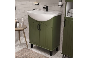 Тумба с раковиной DIWO Сочи 65 зеленая - 3