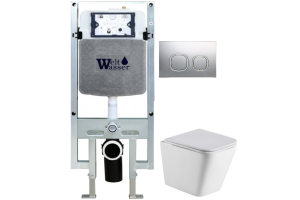 Комплект Weltwasser AMBERG 497 ST + GELBACH 004 MT-WT + AMBERG RD-CR (10000006700)