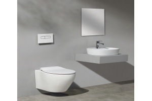 Унитаз подвесной Ceramalux белый (CL-2101)