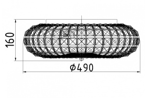 Потолочная люстра Maytoni Broche DIA902-06-N - 3