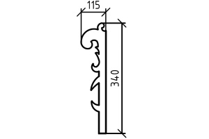 Ножки для тумбы Boheme Armadi Art Ajur nova 34 золото - 3