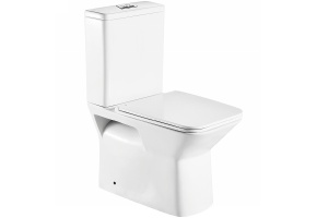 Унитаз компакт WeltWasser WW ZINNBACH 001 GL-WT с бачком и сиденьем микролифт белый (10000009967)