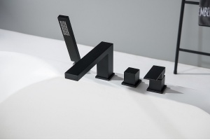 Смеситель на борт ванны Timo Selene черный матовый - 2