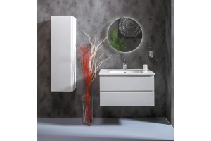 Шкаф-пенал Armadi Art Capolda 35 белый ручка белая - 3