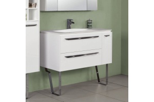 Тумба с раковиной Акватон Блент 80 белая