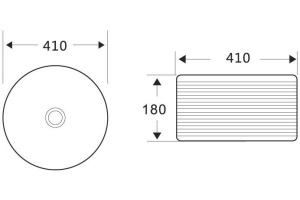 Рукомойник BelBagno BB1420 накладной - 3