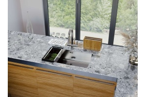 Мойка кухонная Omoikiri Tadzava нержавеющая сталь (4993501) - 3