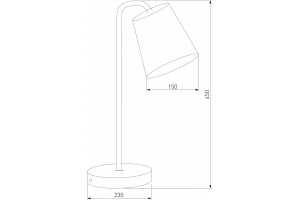 Настольная лампа декоративная Eurosvet Montero 01134/1 белый - 3