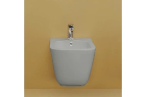 Биде подвесное Kerasan Tribeca Grigio matt (512559) - 2