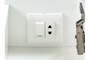 Зеркало Misty Алиса 90 R с подсветкой белое - 2