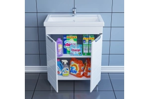 Тумба с раковиной Санта Родос 70 белый - 2