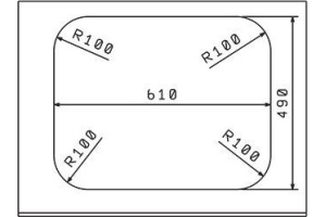 Мойка кухонная Florentina Крит 630 шампань - 3