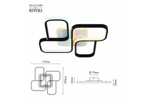 Потолочная люстра Rivoli Lydia Б0059012 - 3