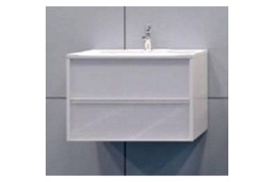 Тумба под раковину подвесная Stella Polar Калипсо 80 белая