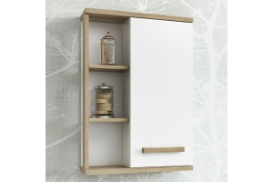 Шкаф Sanflor Ингрид 50 швейцарский вяз, белый