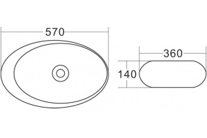 Раковина BelBagno BB1396 - 3