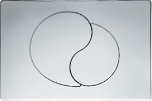 Клавиша смыва,универсальная,  хром, Unifix, 021, IDDIS, UNI21CHi77