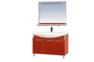 Джулия - 105 Тумба прямая КРАКОЛЕТ красный - 2