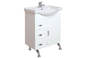 Тумба с раковиной Onika Луна 60 белый