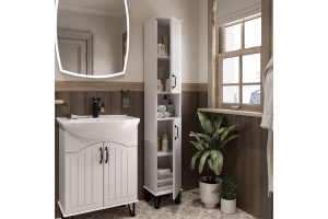 Мебель для ванной DIWO Сочи 65 белая - 3