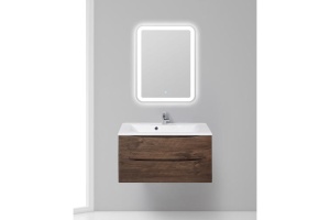 Тумба под раковину BelBagno Marino 90 темное дерево - 2