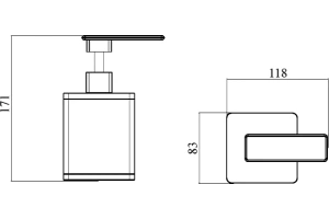 Дозатор Boheme 10969-W-CR - 3