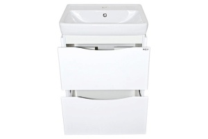 Тумба с раковиной Misty Венера 60 белая глянцевая - 2