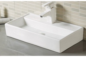 Раковина накладная Ceramalux N 55 белый (7836)