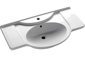 Тумба с раковиной Sanflor Глория 85 белая - 3