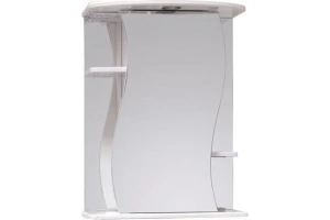 Зеркало-шкаф Onika Лилия 60 R с подсветкой, белый (206012)