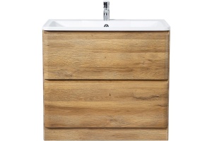 Тумба с раковиной BelBagno 80 светлое дерево