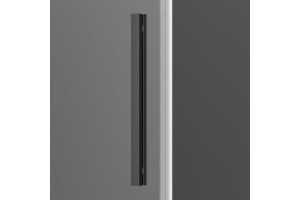 Душевой уголок Vincea Soft 110х90 профиль темный хром стекло прозрачное - 2