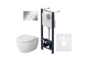 Комплект AM.PM Awe IS49051.111738 с сиденьем микролифт