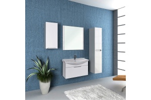 Тумба с раковиной Dreja.Eco Laguna 85 белая - 2