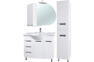 Шкаф-пенал Bellezza Глория 40 R, с бельевой корзиной - 2