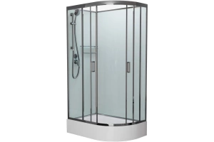 Душевая кабина Frank Brilliant 120х80 левая стекло матовое