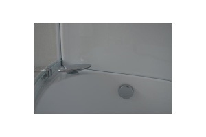 Душевой бокс Royal Bath 170x100 L профиль белый стекло прозрачное - 3