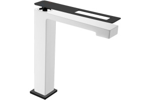 Смеситель для раковины Boheme Q белый - черный