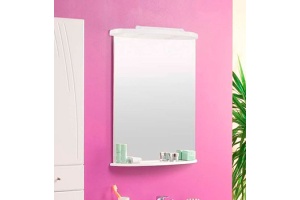 Зеркало Aquaton Минима 65 с подсветкой белый - 2