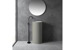 Смеситель напольный ABBER Wasser Kreis черный матовый (AF8141B) - 2