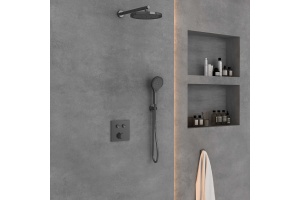 Душевой комплект Vincea с термостатом сталь - 3