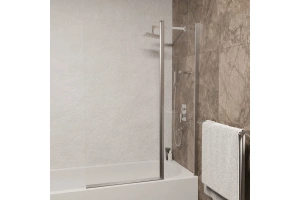 Шторка на ванну RGW Screens SC-11 90х140 профиль хром стекло прозрачное