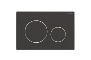 Кнопка смыва Geberit Sigma 20 115.882.14.1 черный матовый / хром глянцевый