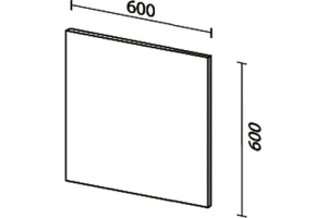 Зеркало Sanvit Кубэ 60 с подсветкой - 3