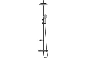 Душевая стойка Swedbe Hermes черный матовый (5116B) - 3