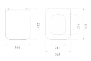 Сиденье для унитаза Boheme Hermitage белое с микролифтом - 2