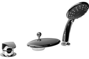 Смеситель Bravat Niagara F5140197CP-RUS на борт ванны