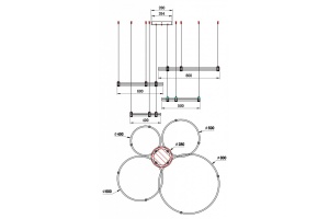 Подвесной светильник Stilfort Tooring 4006/05/04PL - 2